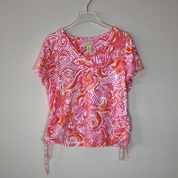 Caribbean Joe V-neck Short sleeve T-shirt - Picture 2 of 9